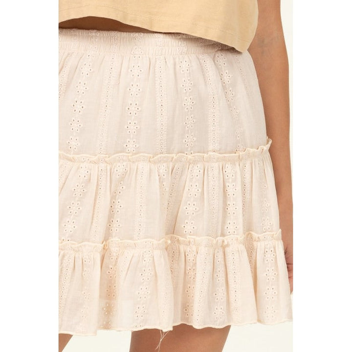 Forever Classy High Waist Tiered Mini Skirt Image 10