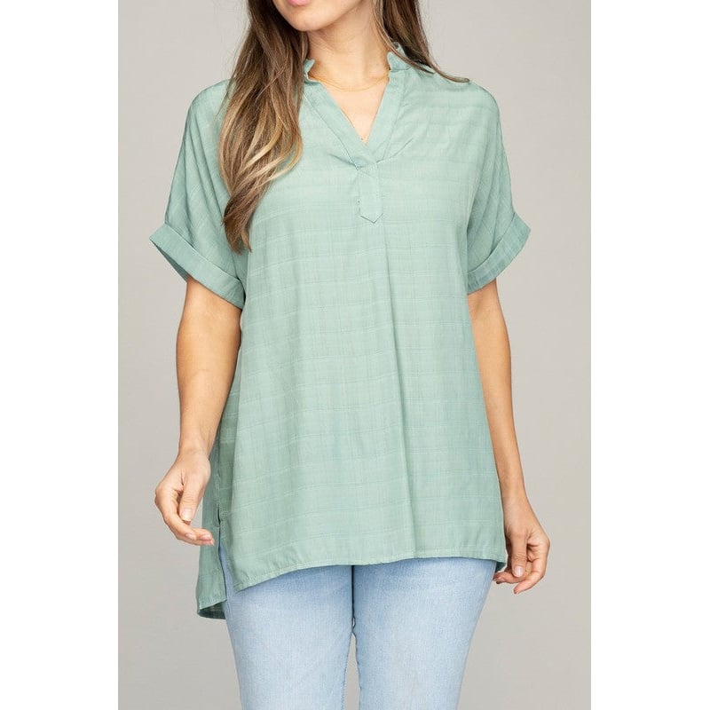 Henley neck shirt Image 8