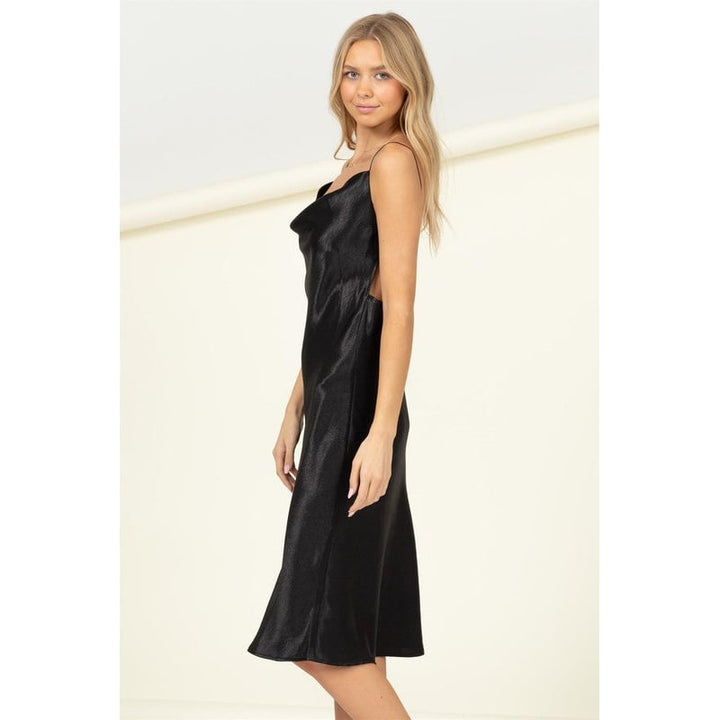 Meet you There Cowl Neck Midi Dress Image 2