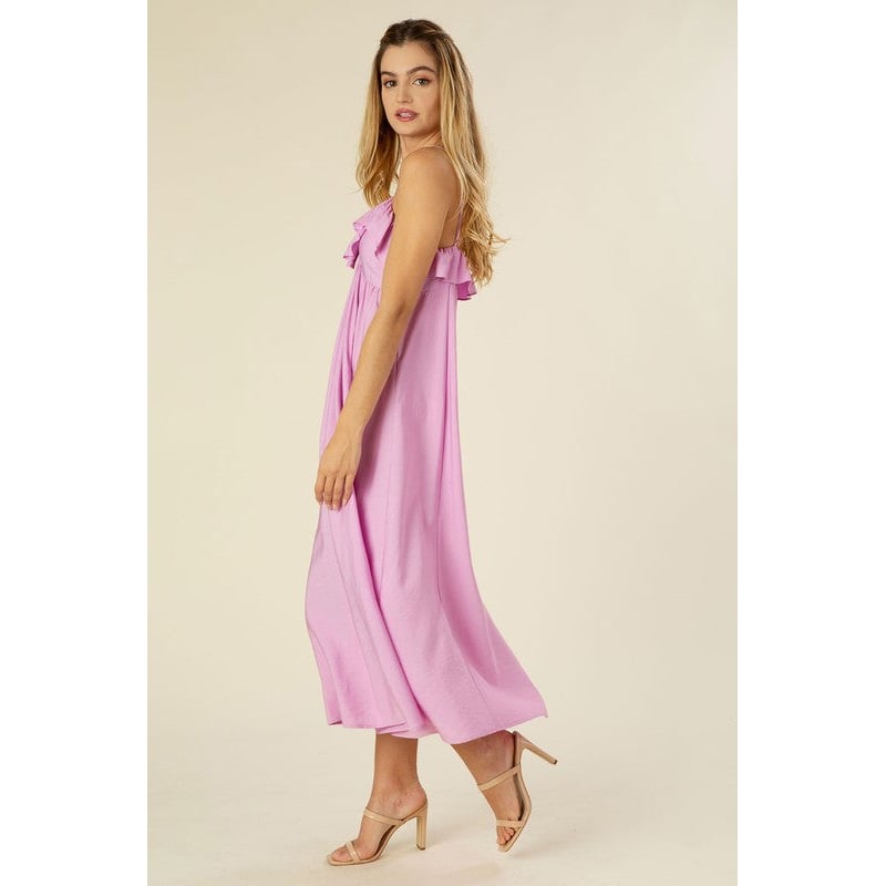 Maxi dress with ruffles Image 4