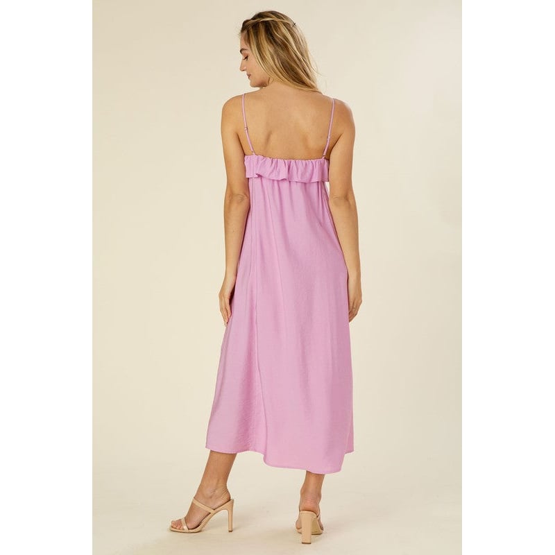 Maxi dress with ruffles Image 6