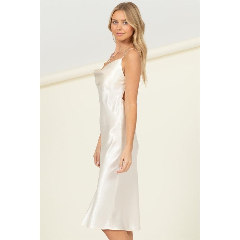 Meet you There Cowl Neck Midi Dress Image 12