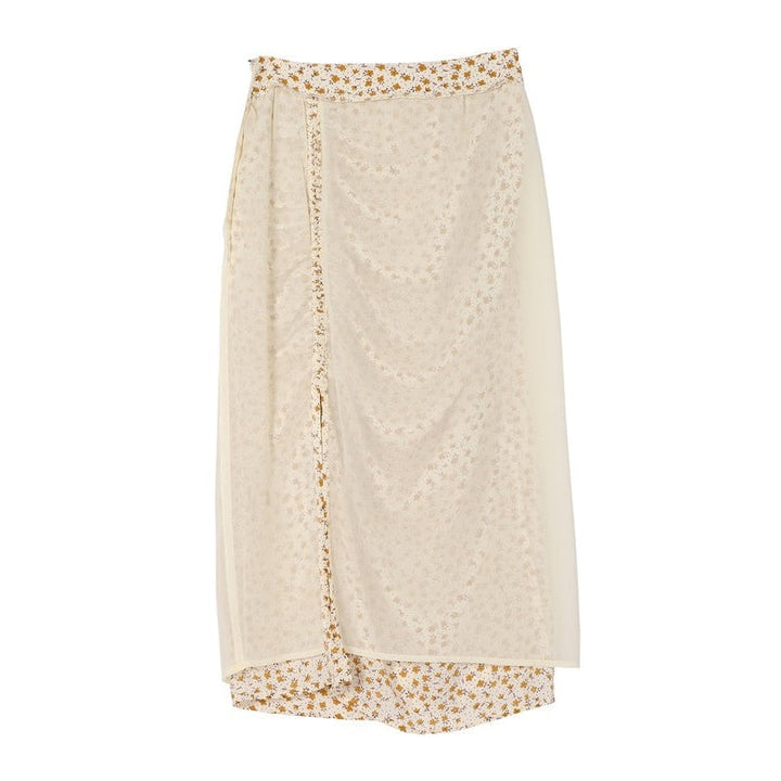 ruched dressy bottom skirt Image 8