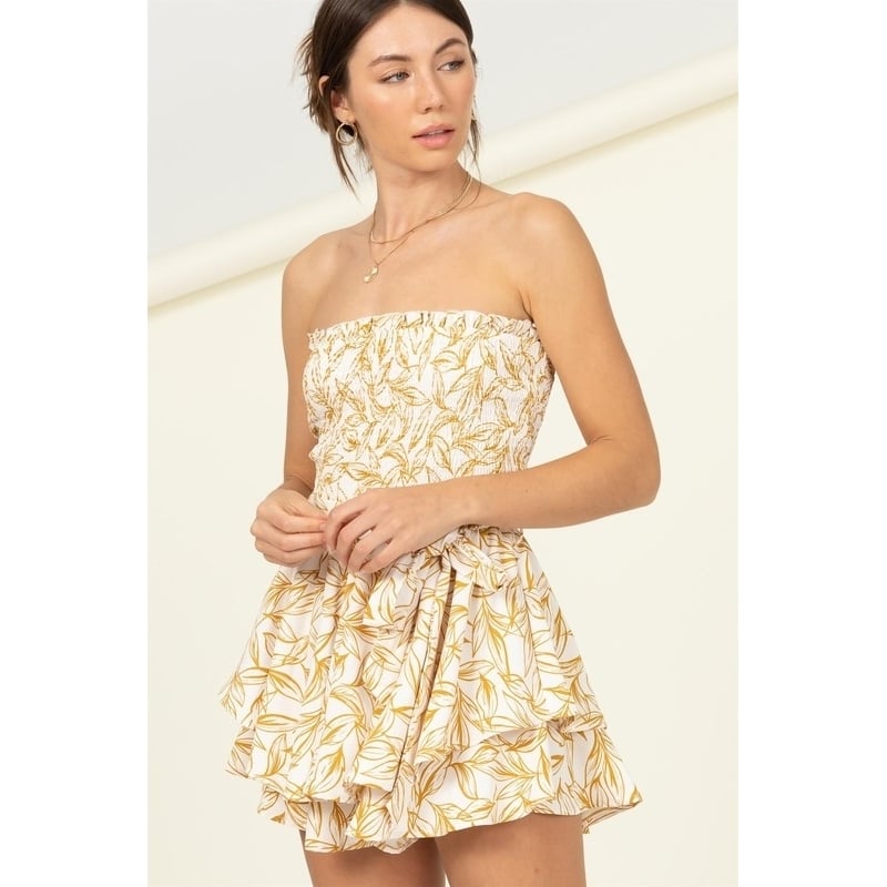 Treat Me Right Sleeveless Ruffled Romper Image 3