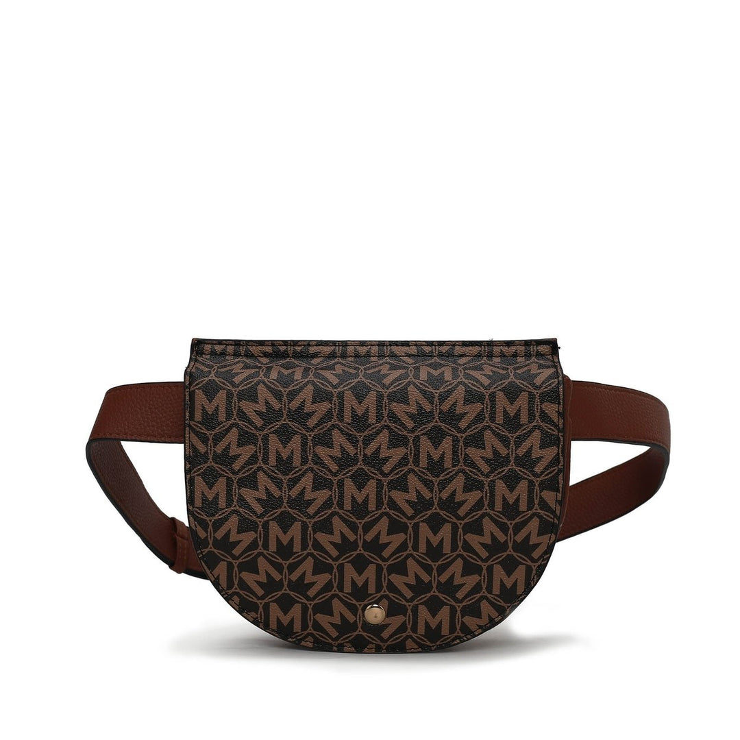 MKFCollection Daksha Signature Belt Waist Bag - Vegan Leather Designer Handbag Image 11