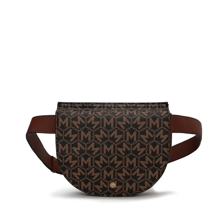 MKFCollection Daksha Signature Belt Waist Bag - Vegan Leather Designer Handbag Image 1