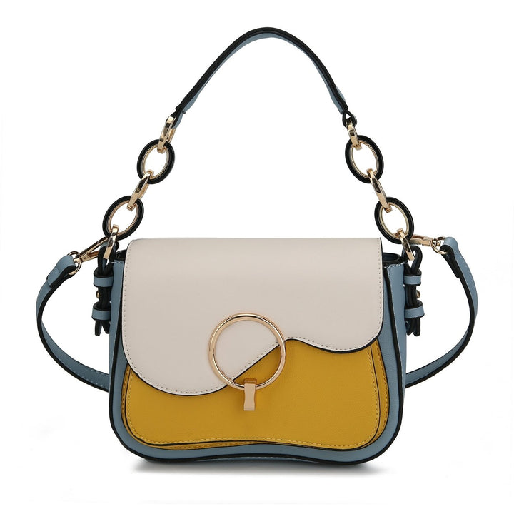 MKFCollection Fantasia Shouder Bag - Vegan Leather Designer Handbag Image 6