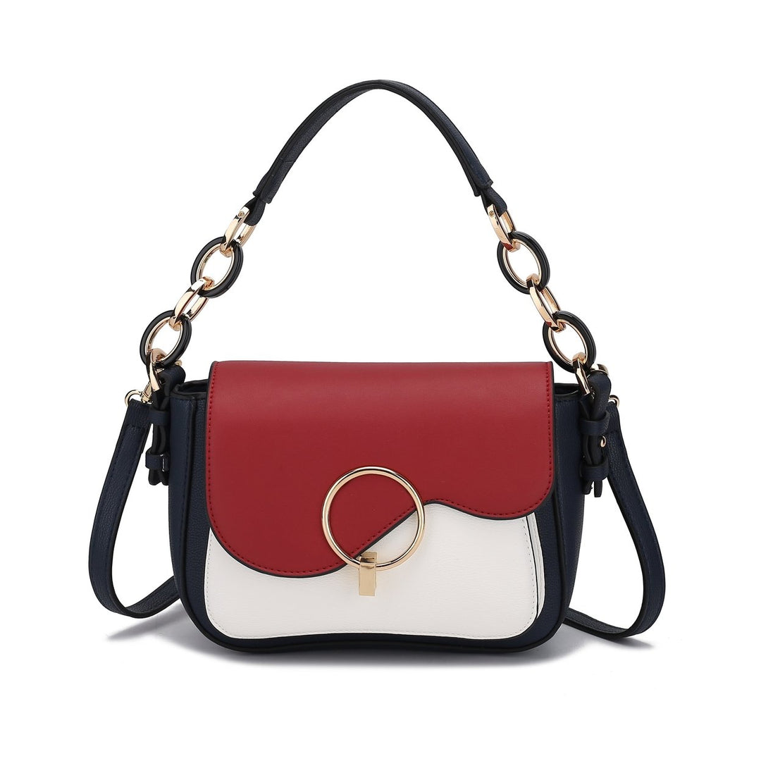 MKFCollection Fantasia Shouder Bag - Vegan Leather Designer Handbag Image 9