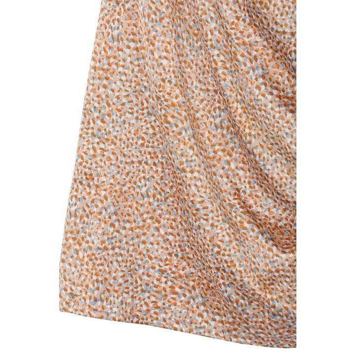 Leopard print shirred skirt Image 9