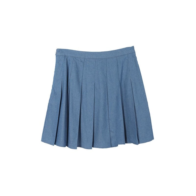 High waisted blue tennis skirt Image 6