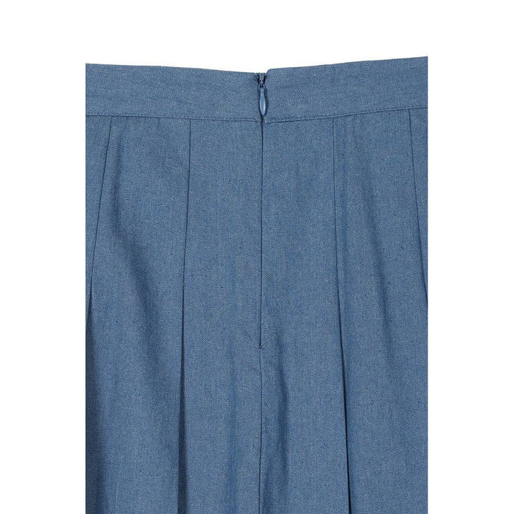 High waisted blue tennis skirt Image 8