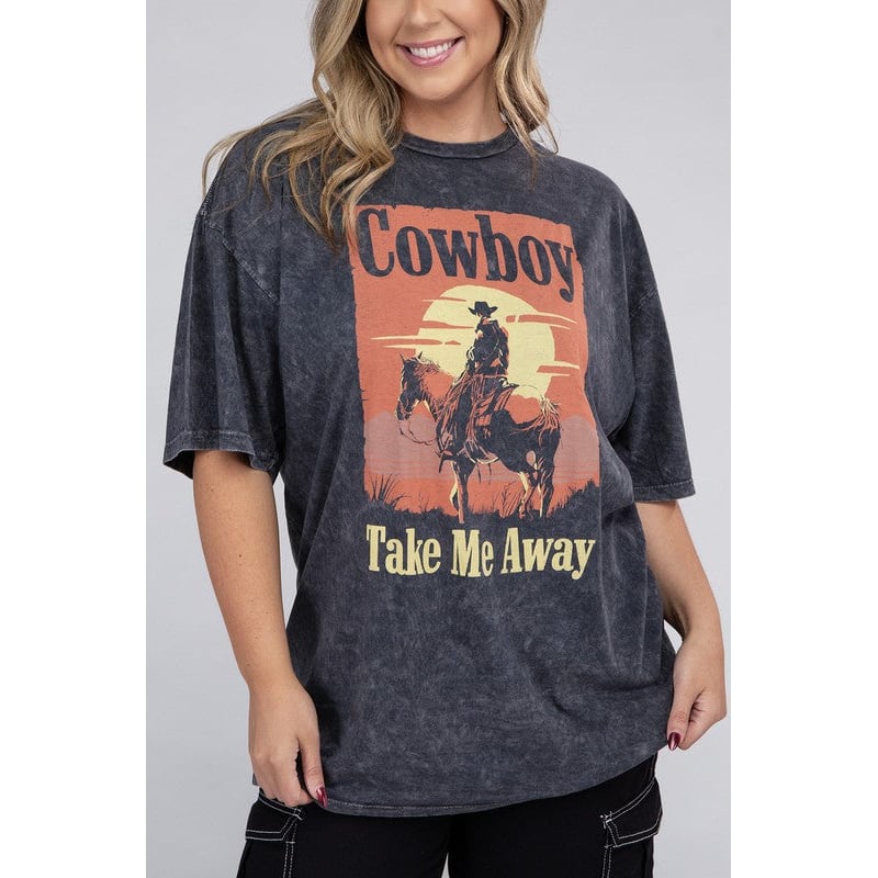 Plus Cowboy Take Me Away Graphic Top Image 9