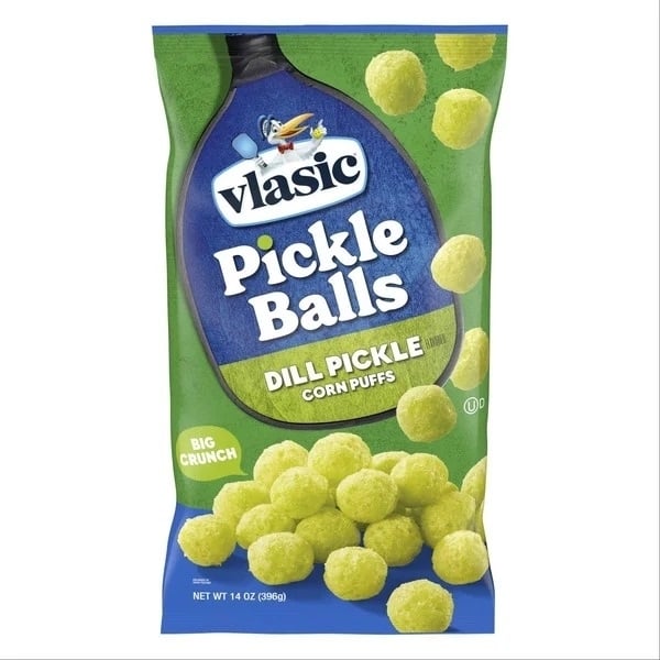 Vlasic Pickle Ball Corn Puffs 14 Ounce Image 1