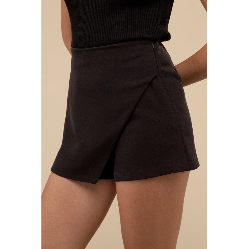 High Waist Asymmetrical Skort Image 8