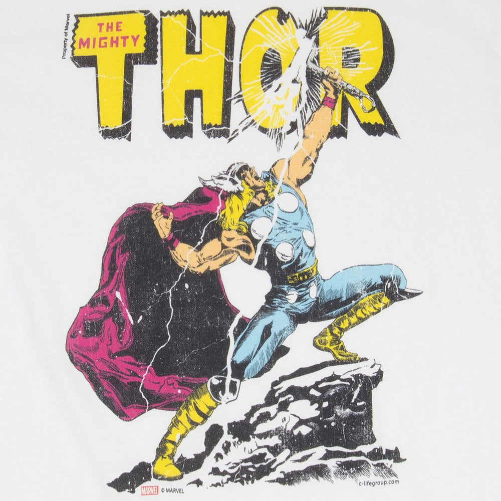 The Mighty Thor Vintage T-Shirt Image 2