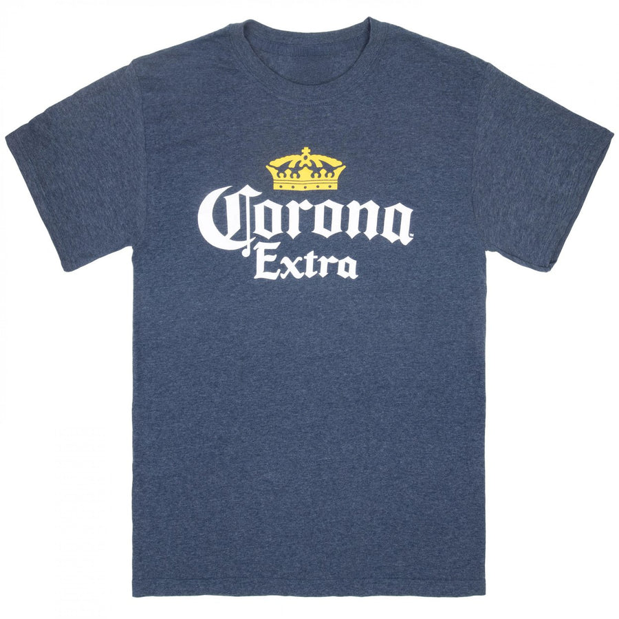 Corona Extra Basic Heather Blue Tee Shirt Image 1