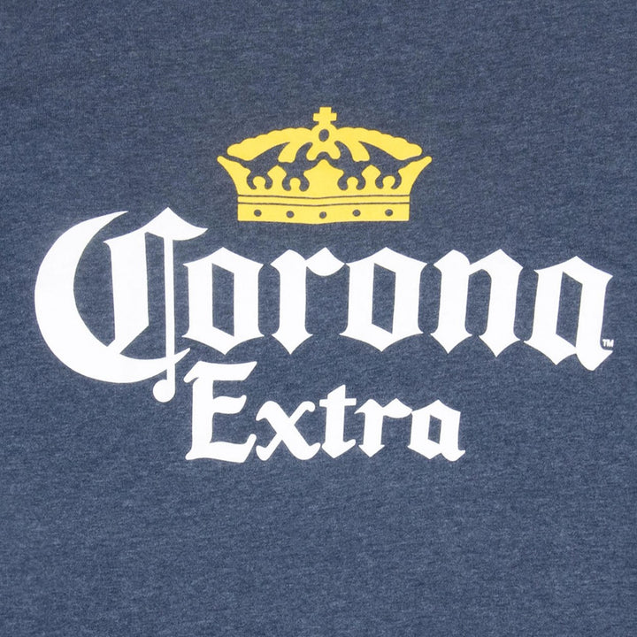 Corona Extra Basic Heather Blue Tee Shirt Image 2