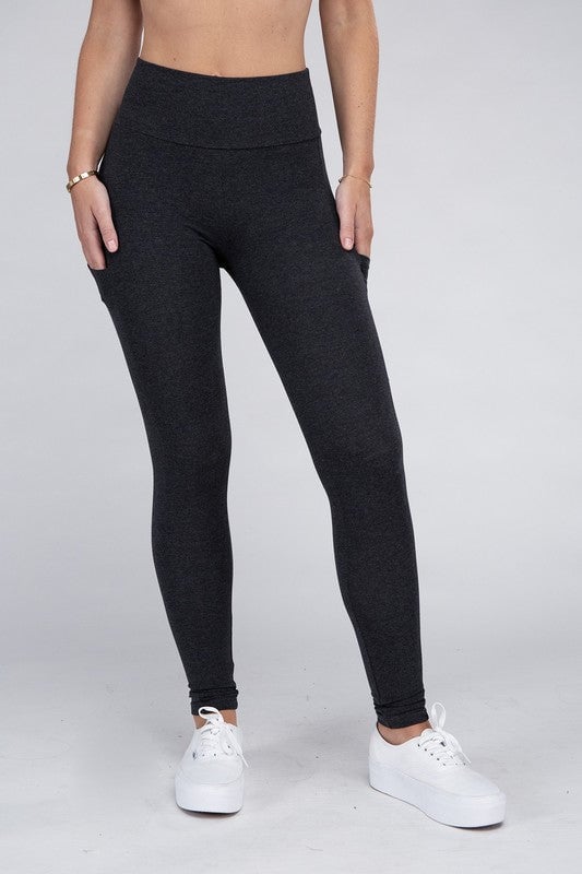 Active Leggings Featuring Concealed Pockets Image 1