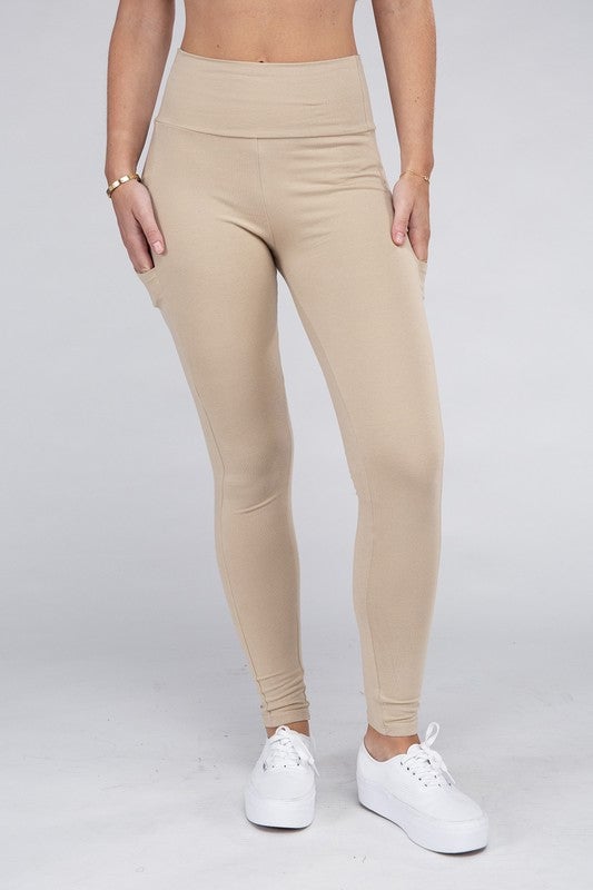 Active Leggings Featuring Concealed Pockets Image 4