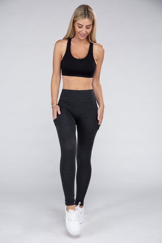 Active Leggings Featuring Concealed Pockets Image 7