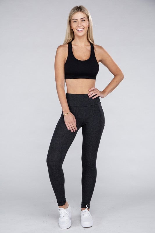 Active Leggings Featuring Concealed Pockets Image 8