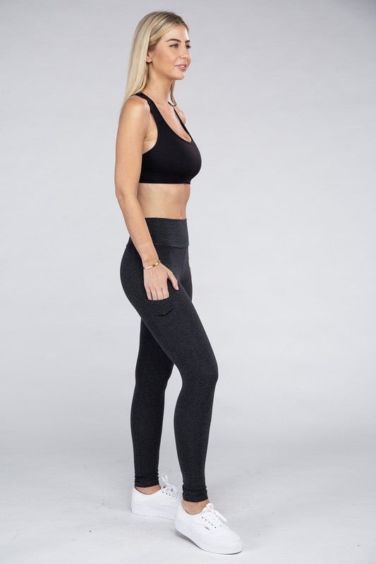 Active Leggings Featuring Concealed Pockets Image 9