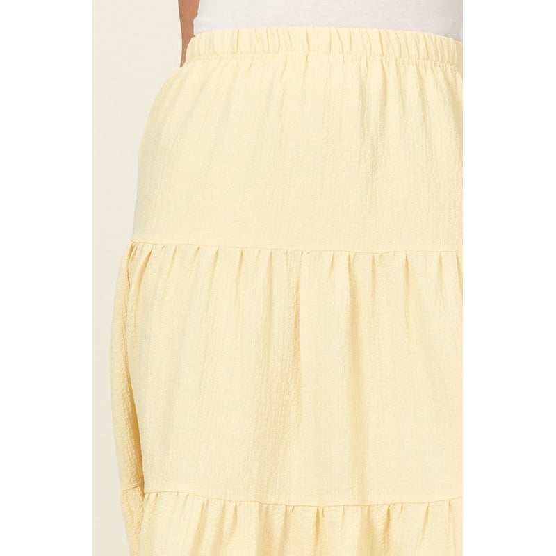 Call It a Day Tiered Midi Skirt Image 4