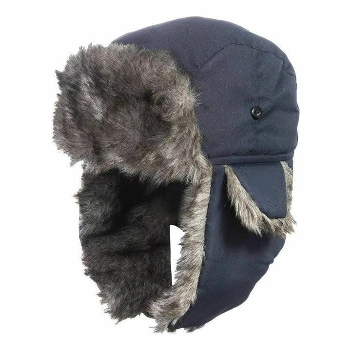 Mens Winter Trapper Aviator Trooper Earflap Warm Waterproof Ski Hat Image 4