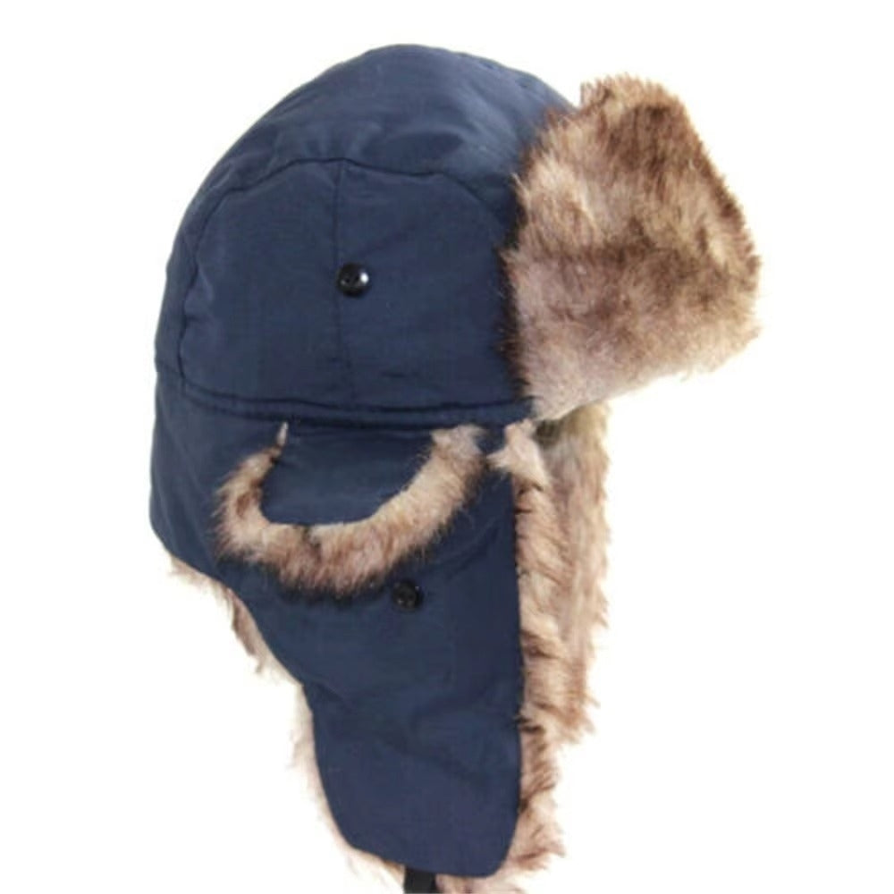 Mens Winter Trapper Aviator Trooper Earflap Warm Waterproof Ski Hat Image 7