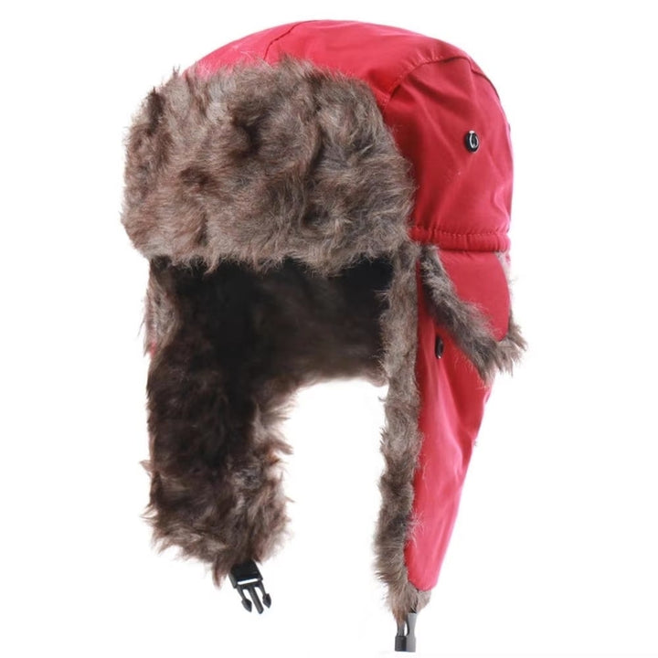 Mens Winter Trapper Aviator Trooper Earflap Warm Waterproof Ski Hat Image 9