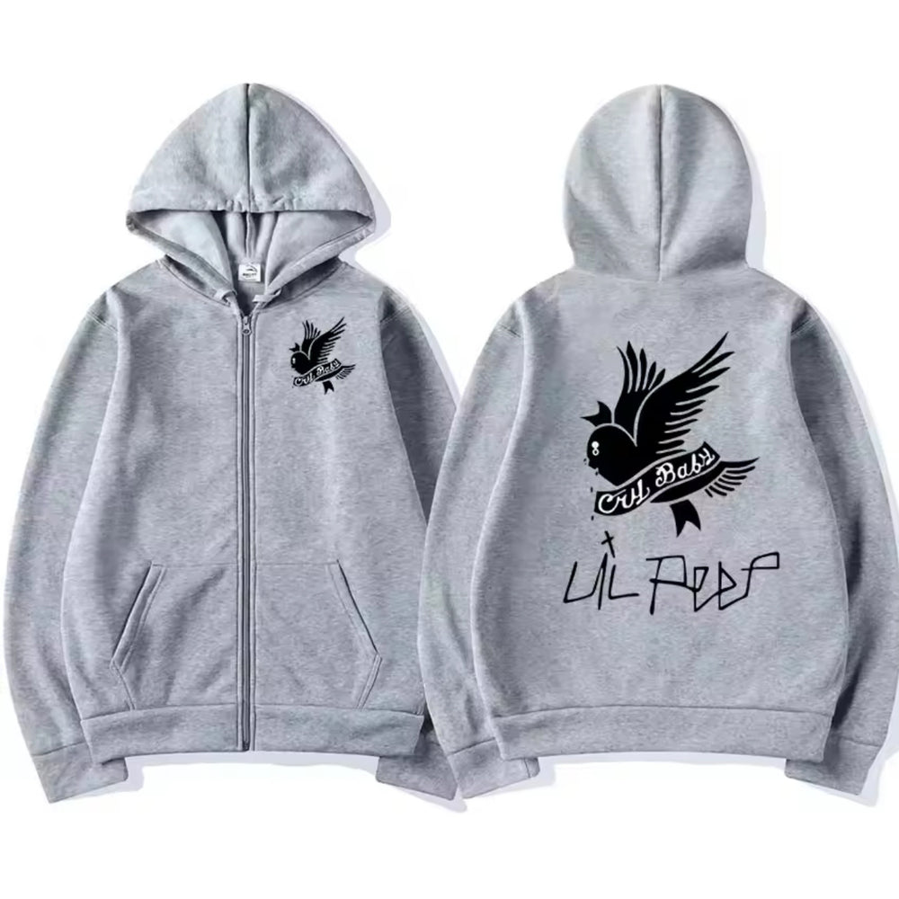 LIL PEEP ICONIC ZIP-UP GRAPHIC HOODIE Image 2