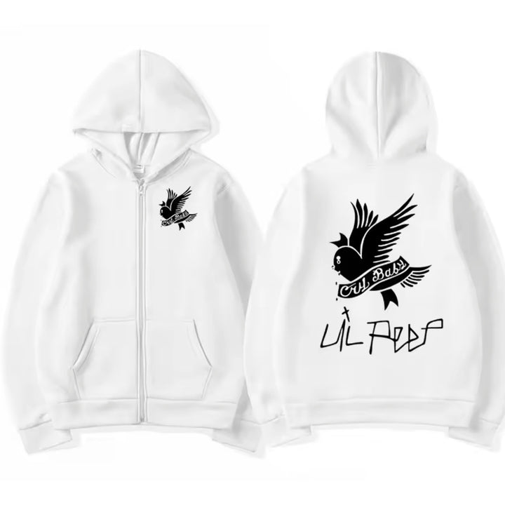 LIL PEEP ICONIC ZIP-UP GRAPHIC HOODIE Image 6