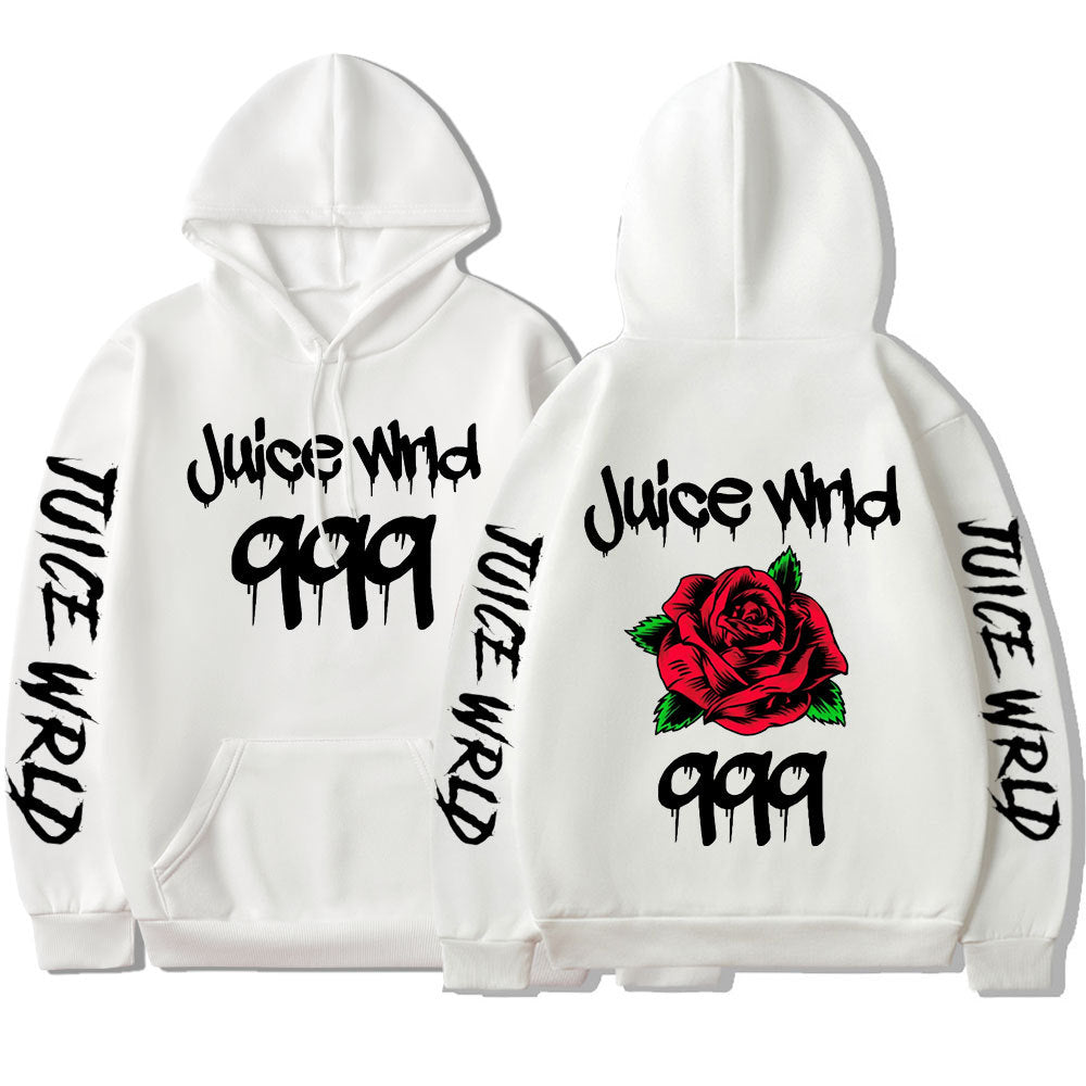 RAPPER JUICE WRLD LEGENDS NEVER DIE GRAPHIC HOODIE Image 3