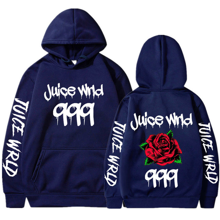 RAPPER JUICE WRLD LEGENDS NEVER DIE GRAPHIC HOODIE Image 4