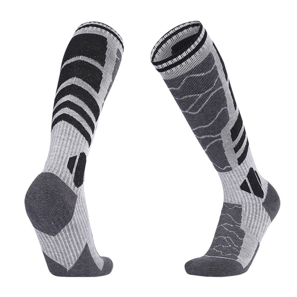 1 Pair Merino Wool Cotton Winter Men Warm Ski Socks Thicker Sports Snowboard Cycling Soccer Socks High Elastic Thermal Image 7