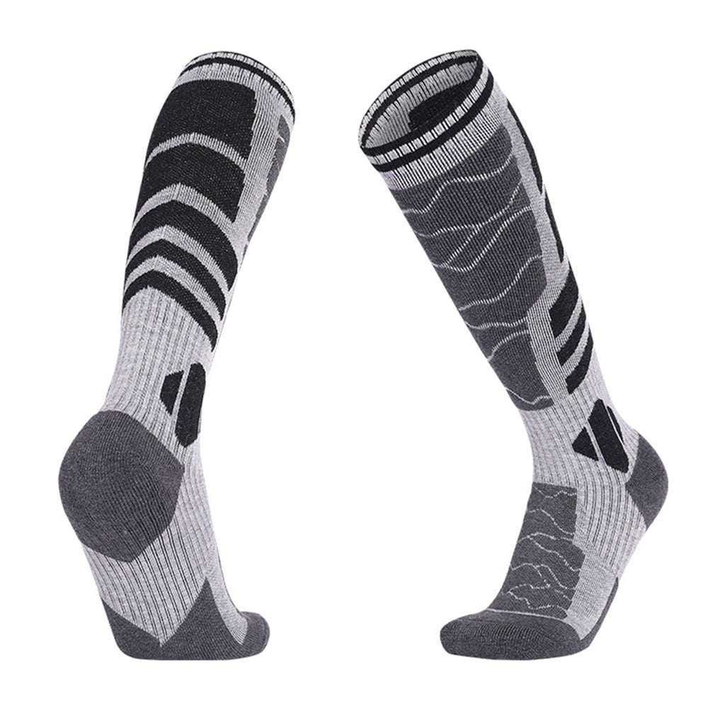 1 Pair Merino Wool Cotton Winter Men Warm Ski Socks Thicker Sports Snowboard Cycling Soccer Socks High Elastic Thermal Image 1