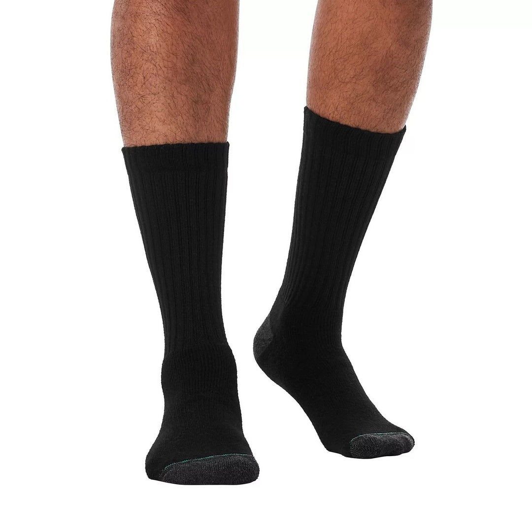 Members Mark Crew Sock 10 Count (Black) Image 4