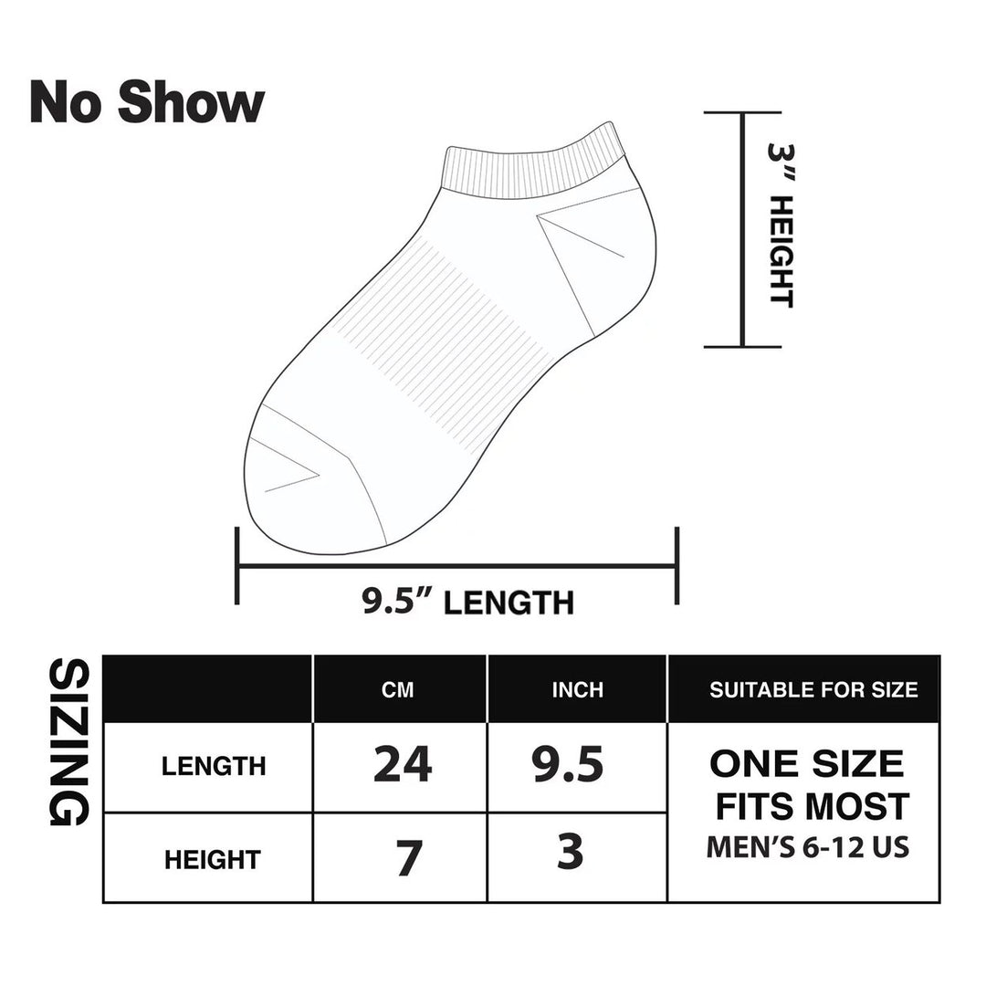 Members Mark No Show Sport Sock 10 Count (Black) Image 4