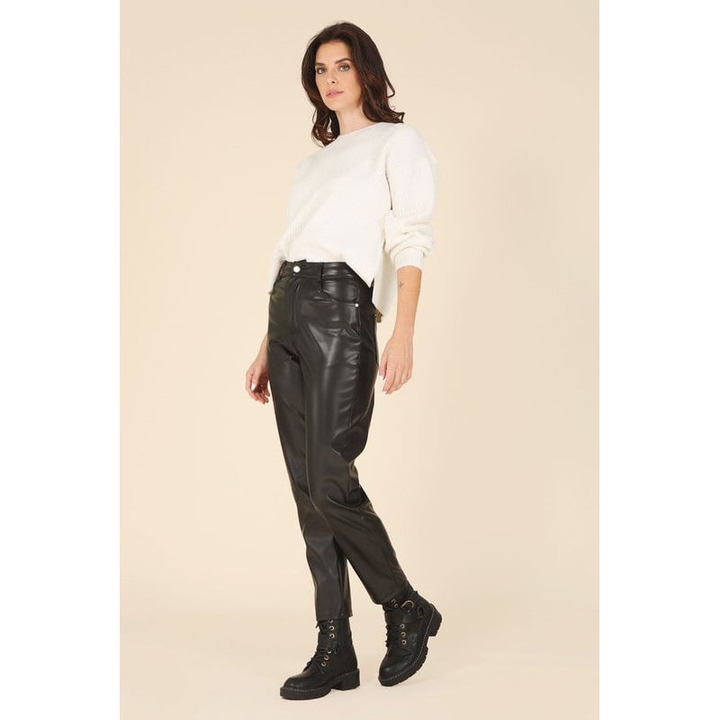 Vegan leather pants Image 4