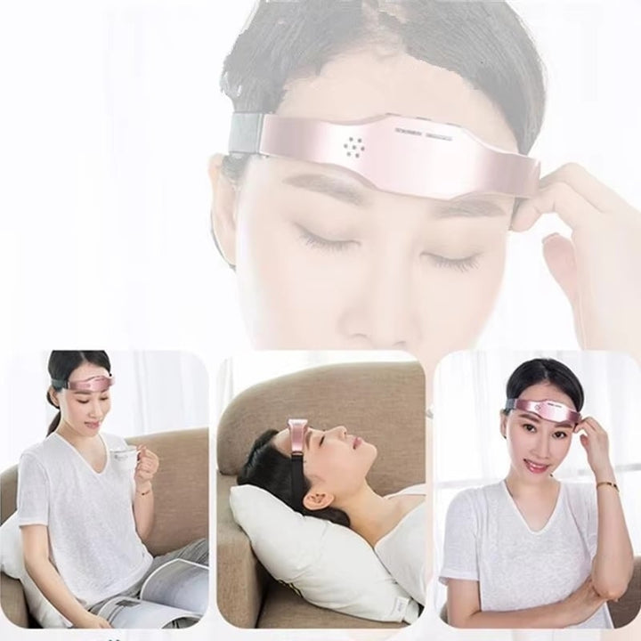 Electric Head Massager Low Frequency Pulse Stimulate Stress Relief Brain Massage Sleep Image 2