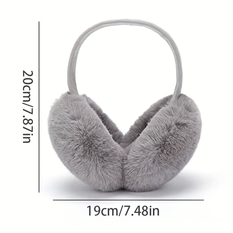 Solid Soft Plush Ear Keep Warmer Winter Earmuffs for Women Men Fashion Outdoor Earflap Protection Ear-Muffs Ear Cover Image 8