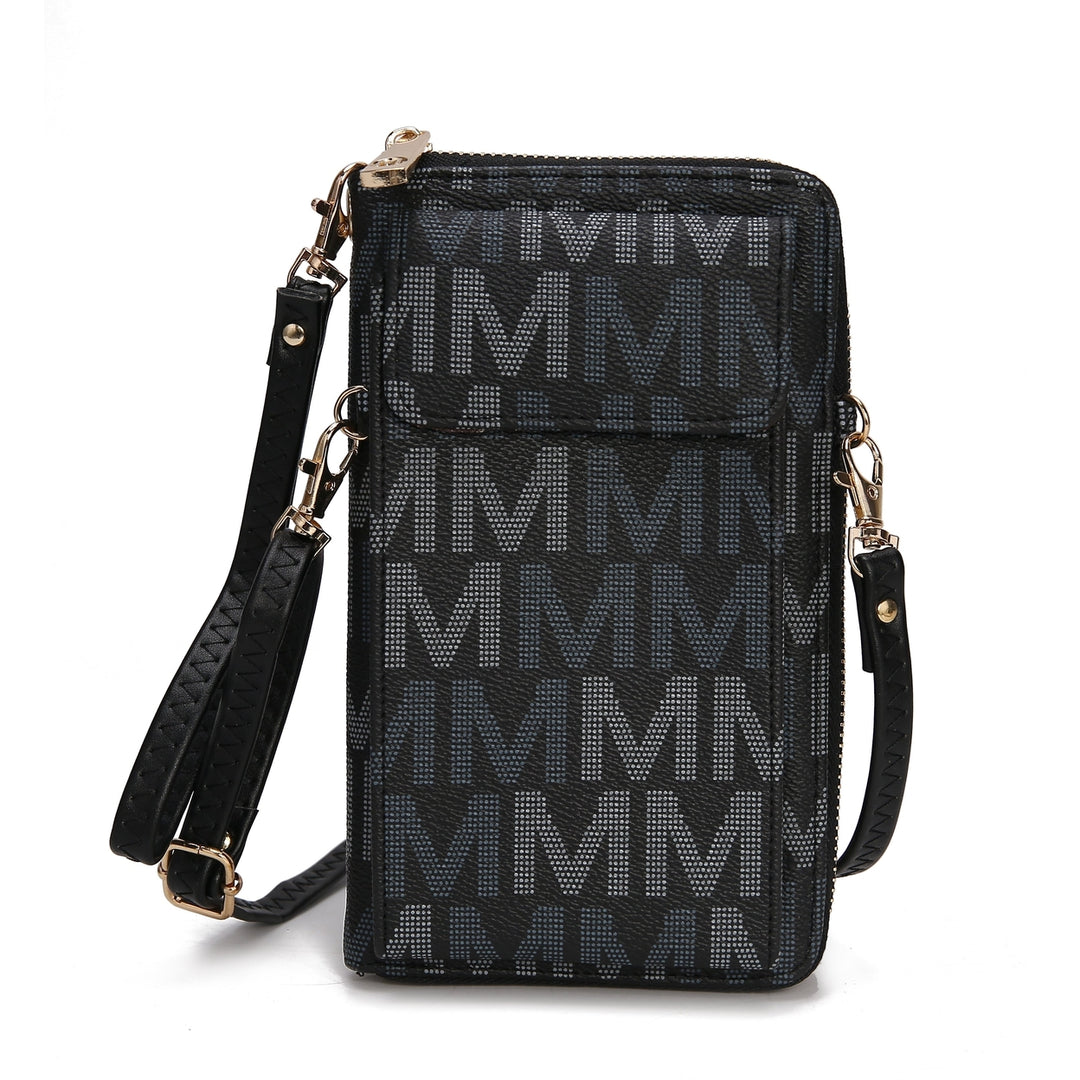 MKFCollection Cossetta Phone Crossbody - Vegan Leather Designer Handbag Image 1