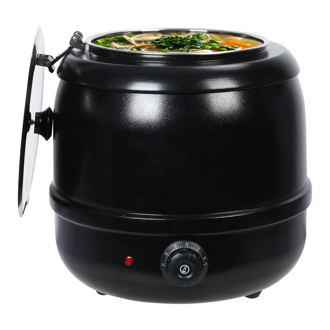 10/13L Electronic Soup Warmer Soup Stove Adjustable Temperature Soup Porridge Stew Warmer Restaurant Buffet Soup Kettle Image 8