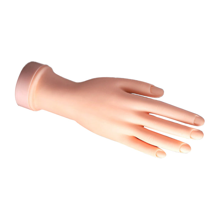 Manicure Hand Model Realistic Rubber Mannequin Hand Nail Art Practice Fake Hand for Manicure Training Image 4