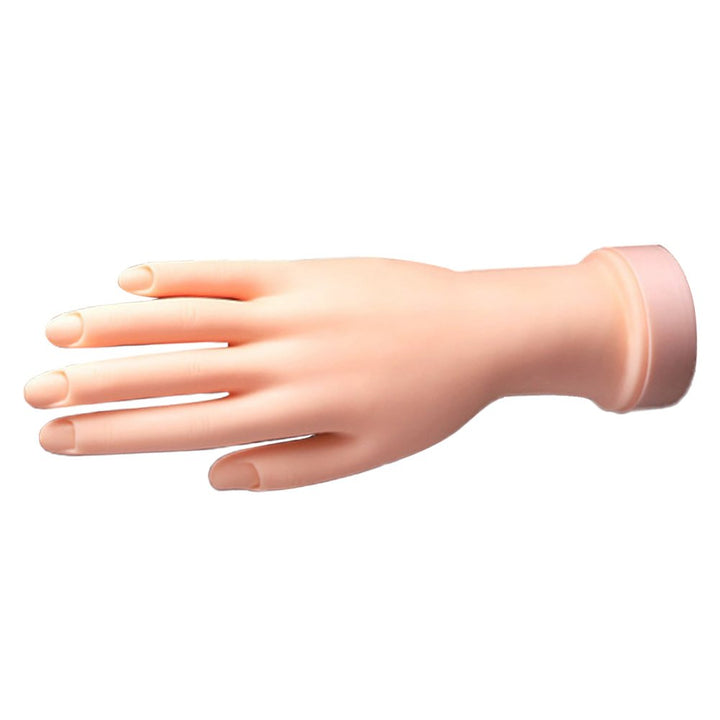 Manicure Hand Model Realistic Rubber Mannequin Hand Nail Art Practice Fake Hand for Manicure Training Image 6