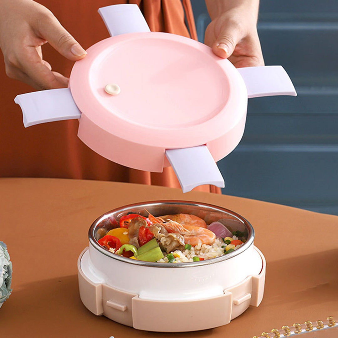 750ml Bento Boxes Delicate Leak-Proof Stainless Steel Insulated Anti-Scalding Lunchbox for Home Image 6