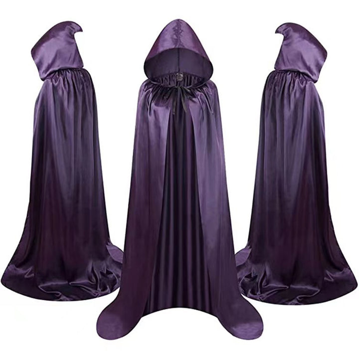 Kids Halloween Cloak Set Soft Creative Fashionable Witch Cape Wide Application Halloween Cape Set for Festive Ambiance Image 4