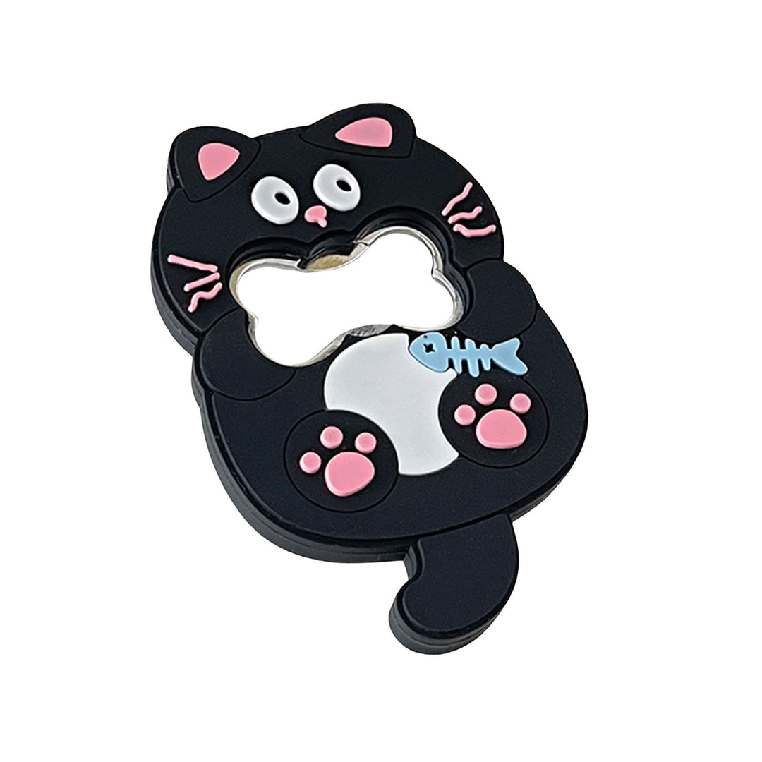 Beer Bottle Opener Magnet Cute Animal Cat Dog Panda Shape Bottle Cap Opener Fun Kitchen Gadget Practical Bar Accessory Image 2