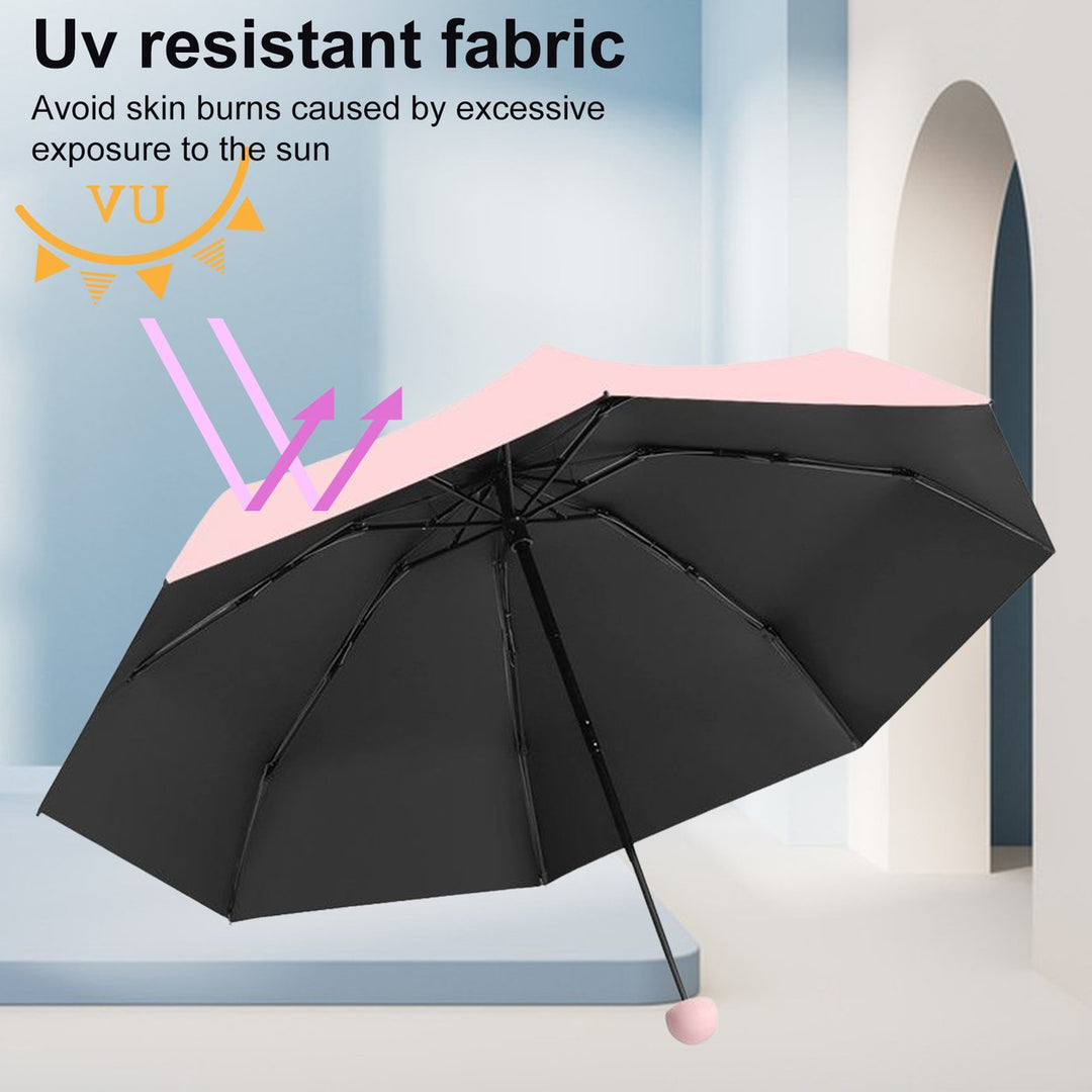 Travel Mini Umbrella Portable Sun Blocking UV Protection Umbrella Windproof Lightweight Waterproof Folding Sun Rain Image 12