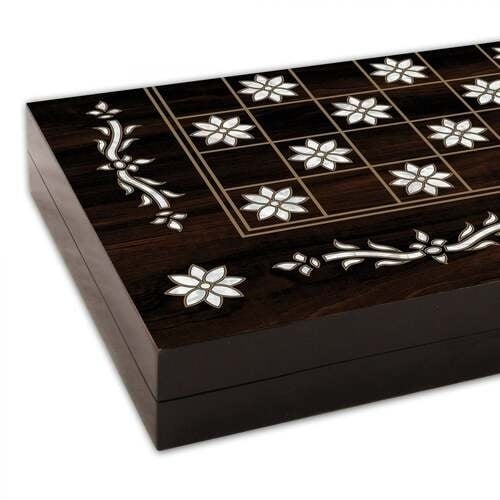 20"inch Backgammon Sets for Adults X Large Wooden Game Board Handmade Game Gift Ideas for Dad and Birthday Image 1